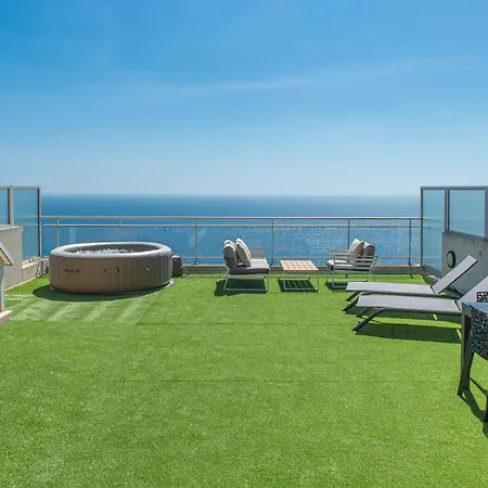 Jardins De Monaco - Vue - Jacuzzi - Parking Апартаменты Кап-д'Ай