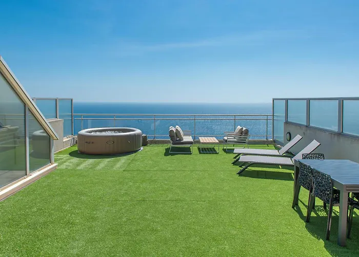 Jardins De Monaco - Vue - Jacuzzi - Parking Lejlighed Cap-d'Ail